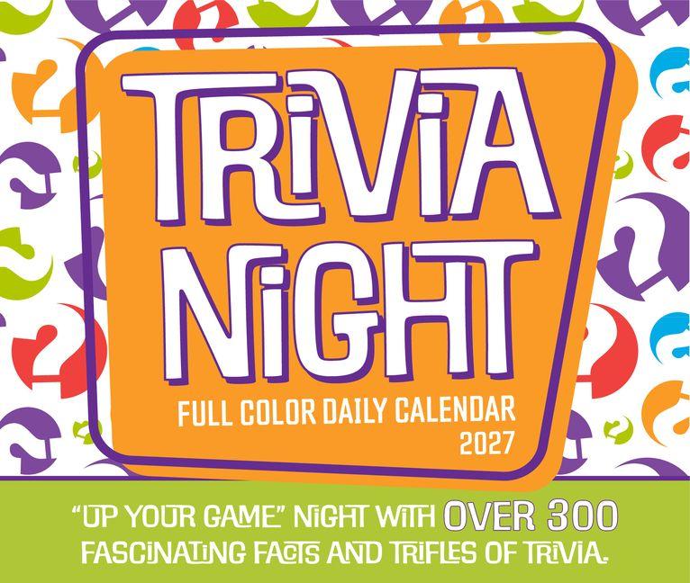 Kalendář/Diář Trivia Night 2027 5.4 X 6.2 Box Calendar Willow Creek Press