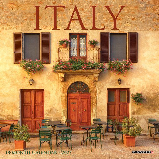 Календар/тефтер Italy 2027 7 X 7 Mini Wall Calendar Willow Creek Press