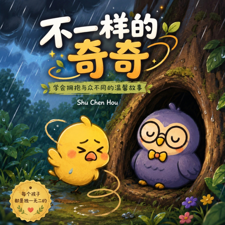 Kniha 不一样的奇奇 Shu Chen Hou