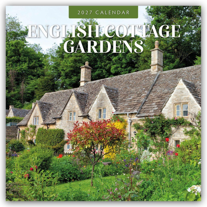 Kalendár/Diár English Cottage Gardens - Englische Cottage-Gärten 2027 - 16-Monatskalender Red Robin Publishing Ltd