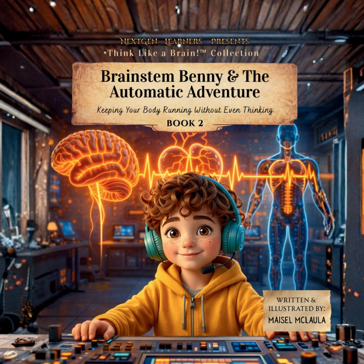 Kniha Brainstem Benny & the Automatic Adventure Maisel McLaula