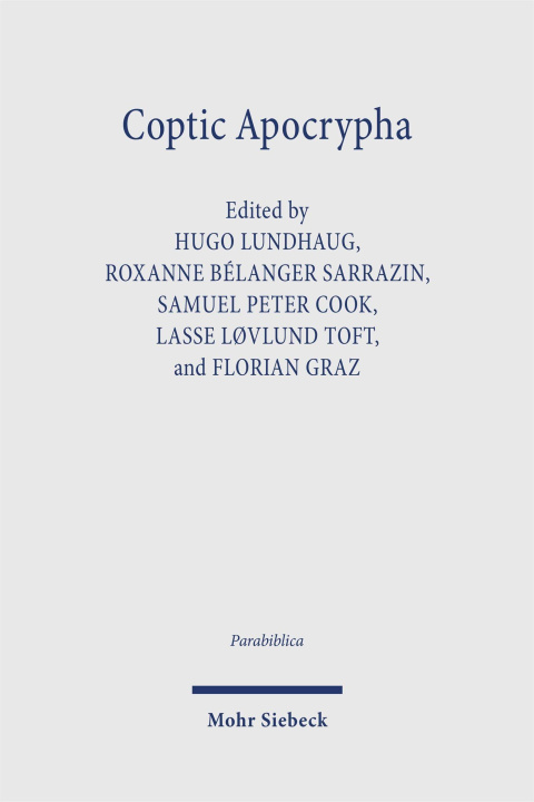 Kniha Coptic Apocrypha Roxanne Bélanger Sarrazin