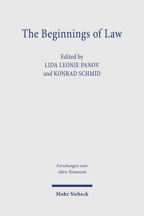 Książka The Beginnings of Law Lida Leonie Panov