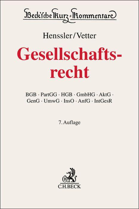 Kniha Gesellschaftsrecht Eberhard Vetter