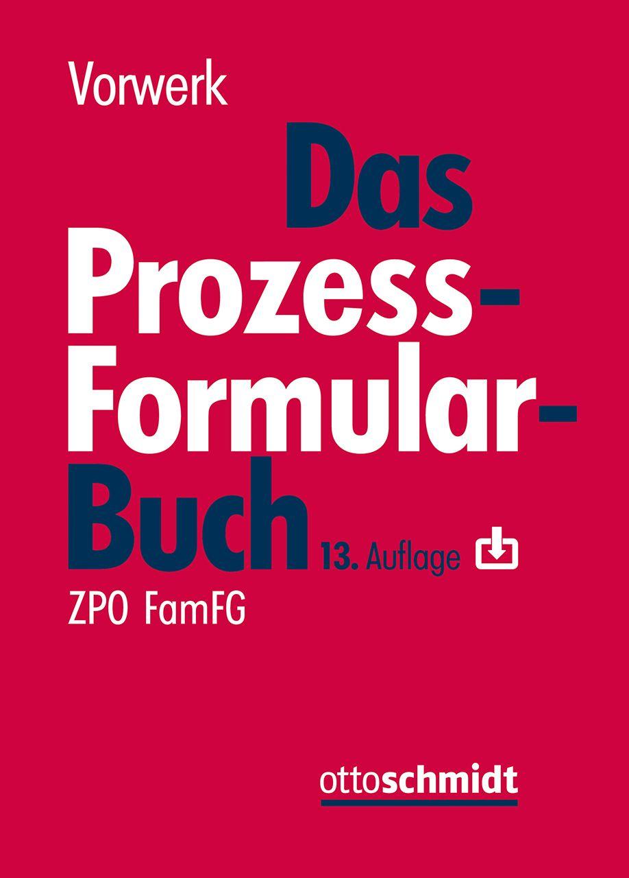 Kniha Das Prozessformularbuch Klaus Bacher