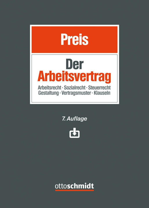 Knjiga Der Arbeitsvertrag Stefan Witschen
