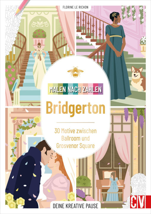 Buch Malen nach Zahlen: Bridgerton Florine Le Richon