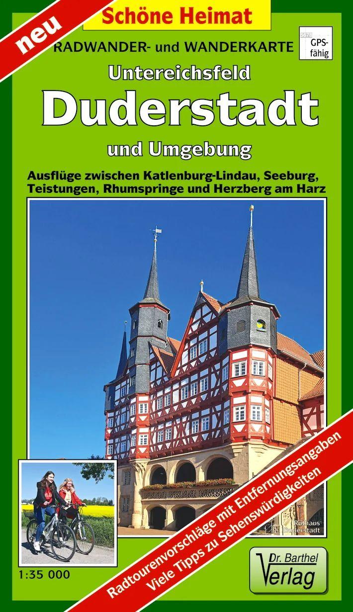 Tlačovina Radwander- und Wanderkarte Untereichsfeld, Duderstadt und Umgebung 