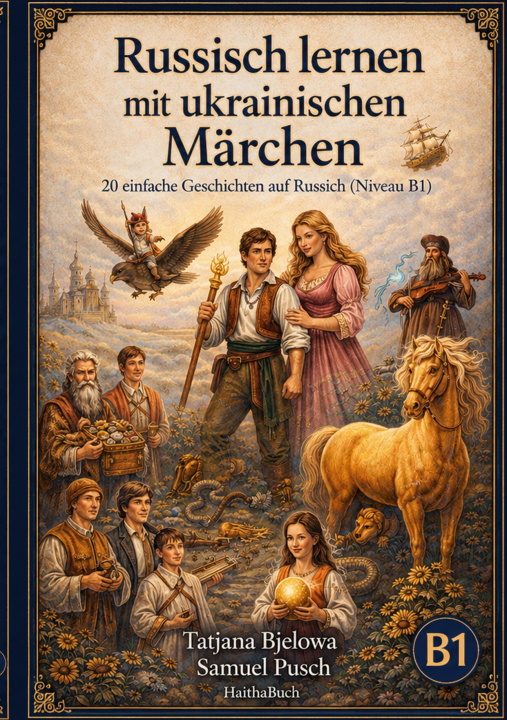 Kniha Russisch lernen mit ukrainischen Märchen Samuel Pusch