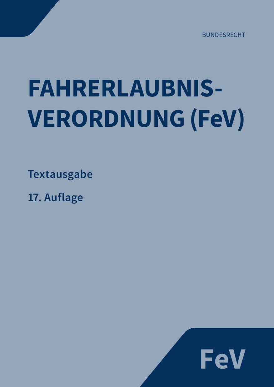 Buch Fahrerlaubnisverordnung 