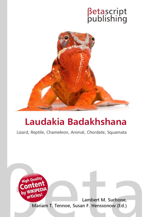Kniha Laudakia Badakhshana Mariam T. Tennoe