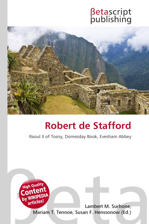 Knjiga Robert de Stafford Mariam T. Tennoe