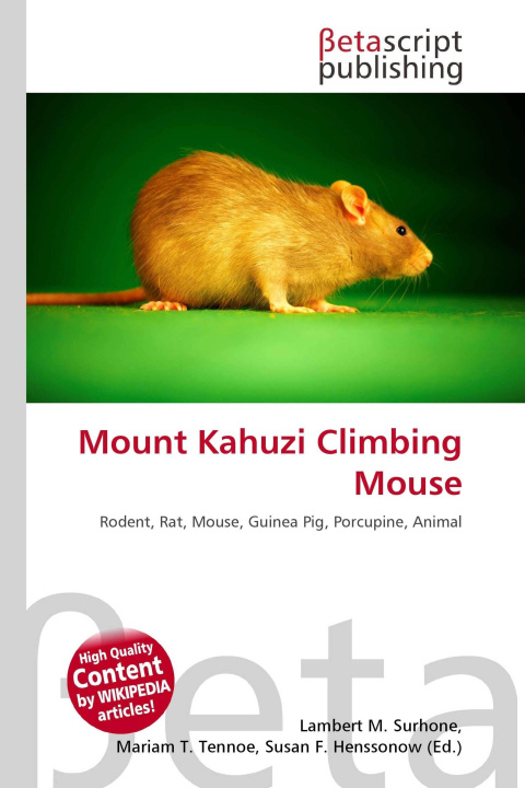 Kniha Mount Kahuzi Climbing Mouse Mariam T. Tennoe