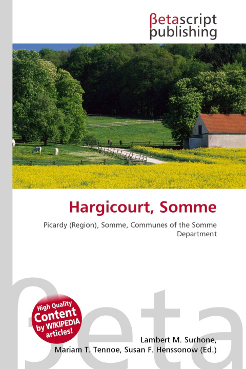 Kniha Hargicourt, Somme Mariam T. Tennoe