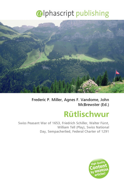 Kniha Rütlischwur Agnes F. Vandome
