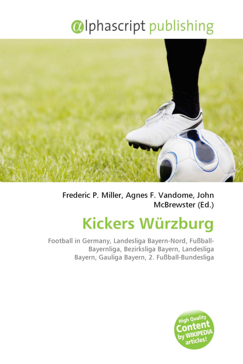 Kniha Kickers Würzburg Agnes F. Vandome