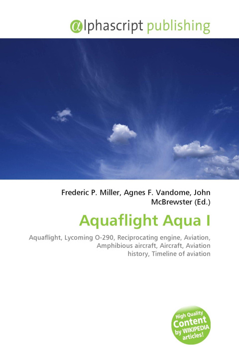 Kniha Aquaflight Aqua I Agnes F. Vandome