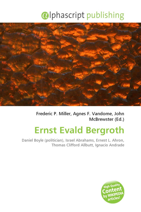 Kniha Ernst Evald Bergroth Agnes F. Vandome