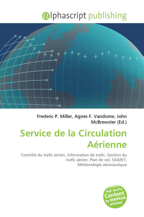 Libro Service de la Circulation Aérienne Agnes F. Vandome