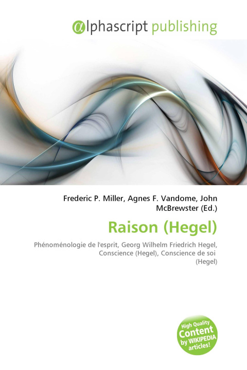 Kniha Raison (Hegel) Agnes F. Vandome