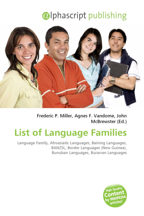 Libro List of Language Families Agnes F. Vandome