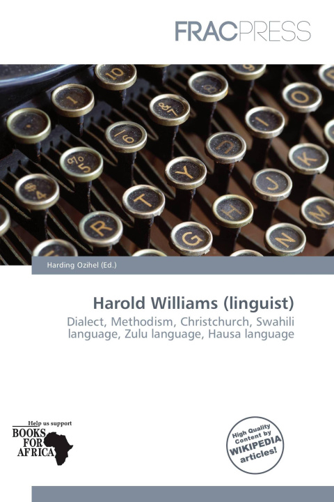 Kniha Harold Williams (linguist) 