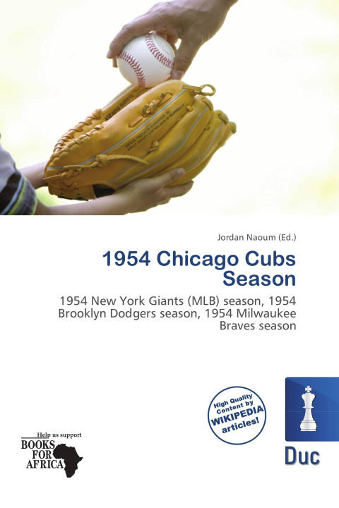 Knjiga 1954 Chicago Cubs Season 