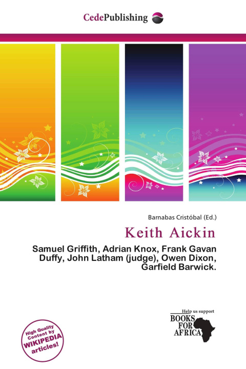 Kniha Keith Aickin 