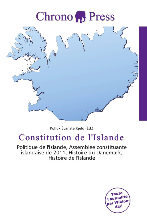 Kniha Constitution de l'Islande 