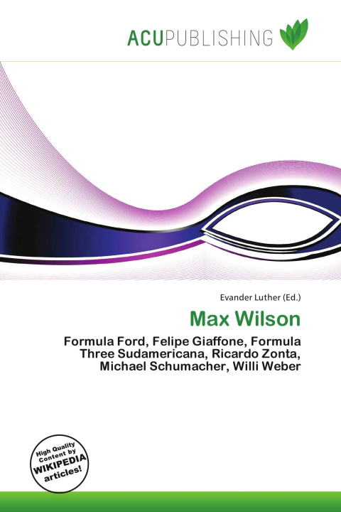 Kniha Max Wilson 