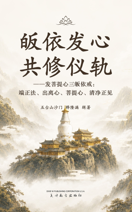 Kniha 皈依发心共修仪轨 Shi Longman