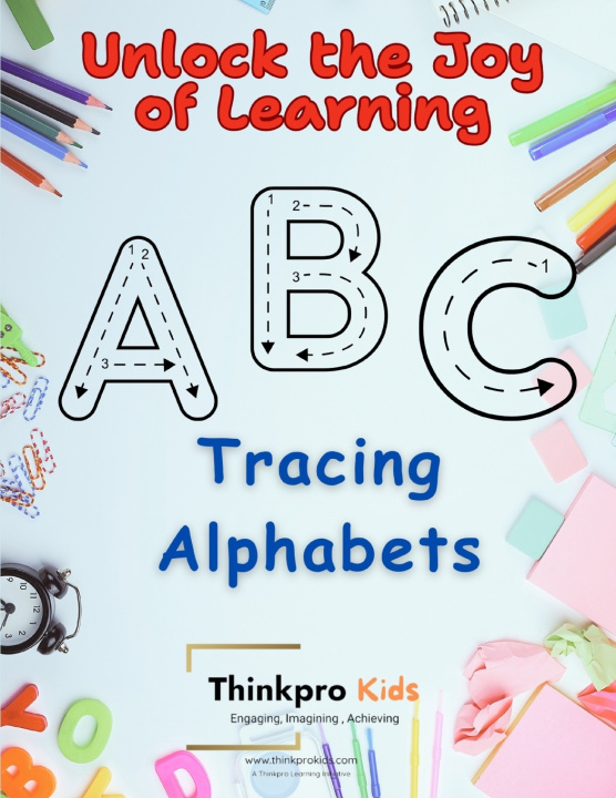 Knjiga ABC - Tracing Alphabets ThinkproKids by Thinkpro Learning