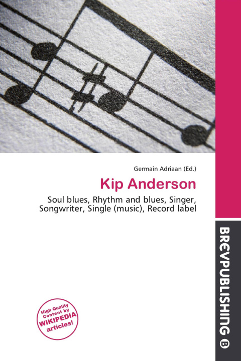 Kniha Kip Anderson 
