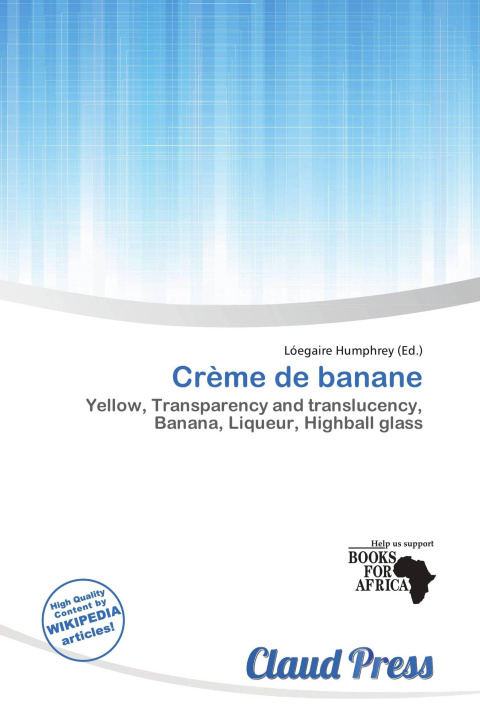 Kniha Crème de banane 