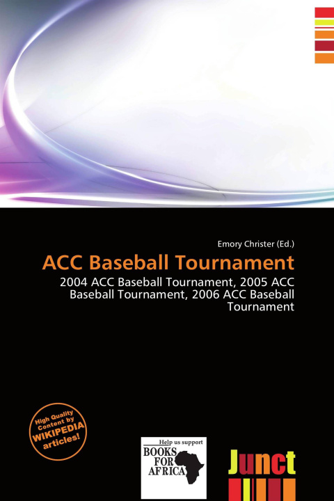 Kniha ACC Baseball Tournament 