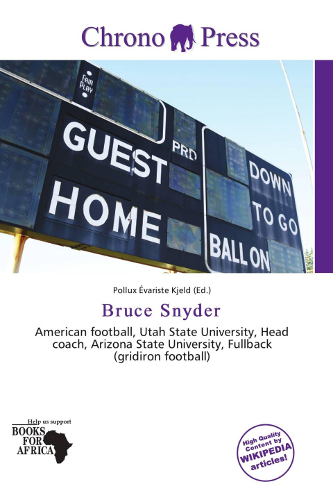 Knjiga Bruce Snyder 