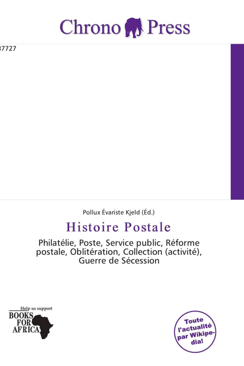 Kniha Histoire Postale 