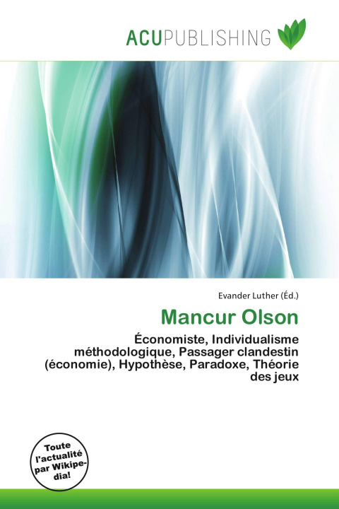 Kniha Mancur Olson 