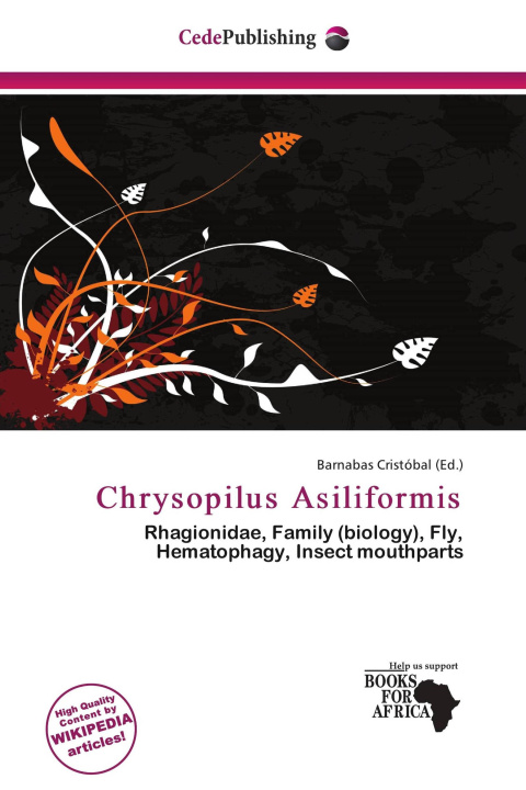 Kniha Chrysopilus Asiliformis 