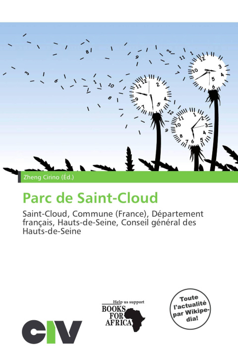 Kniha Parc de Saint-Cloud 