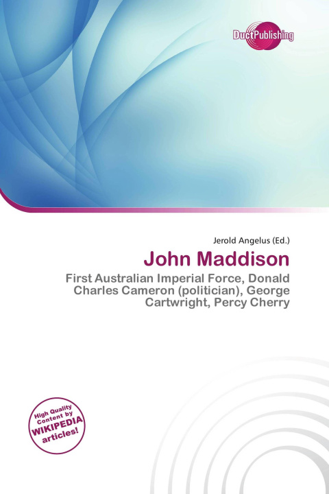 Kniha John Maddison 