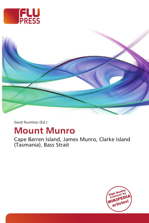 Kniha Mount Munro 