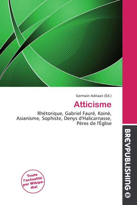 Kniha Atticisme 