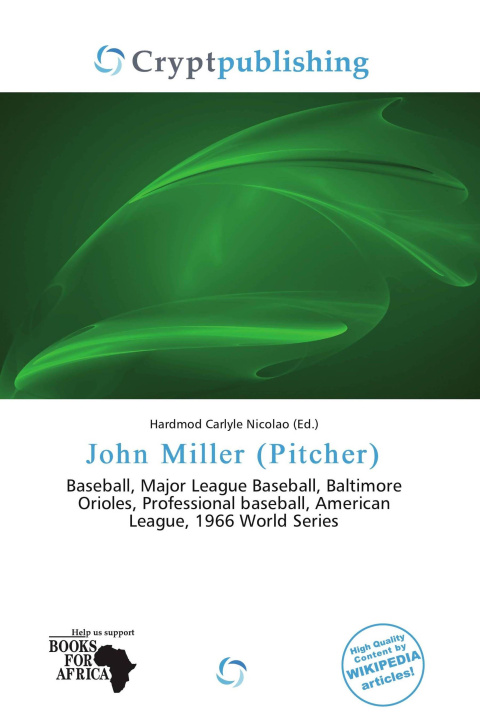 Kniha John Miller (Pitcher) 