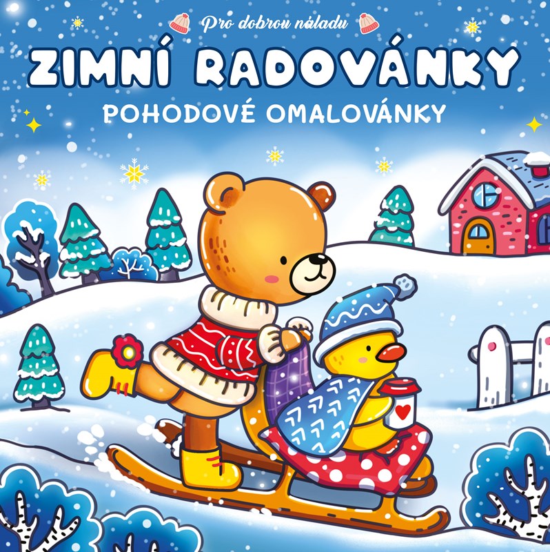 Kniha Zimní radovánky - Pohodové omalovánky 