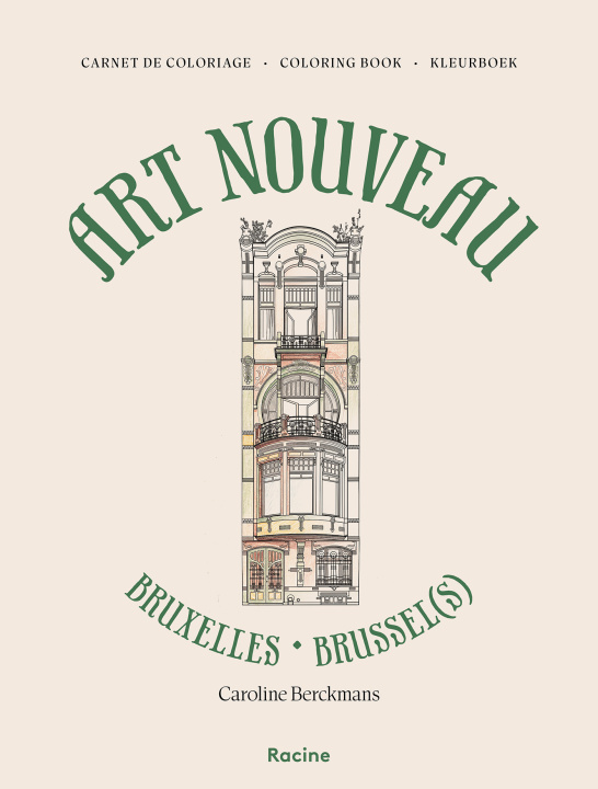 Kniha Carnet de coloriage Art Nouveau Berckmans
