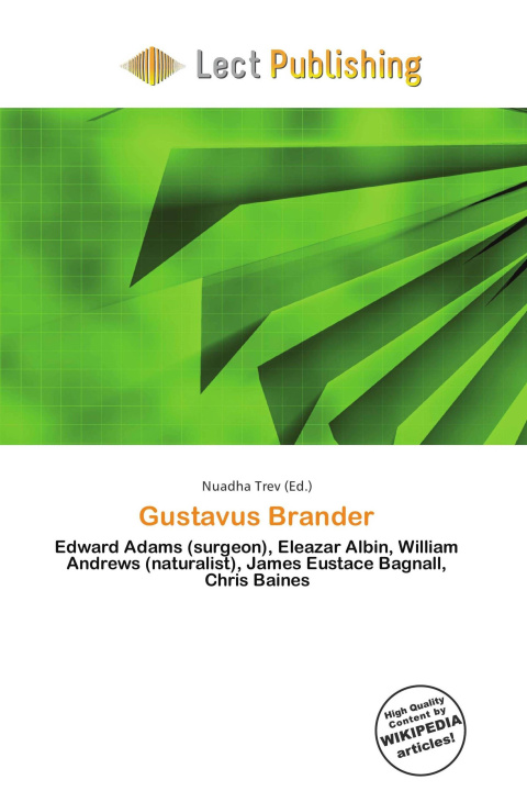 Kniha Gustavus Brander 