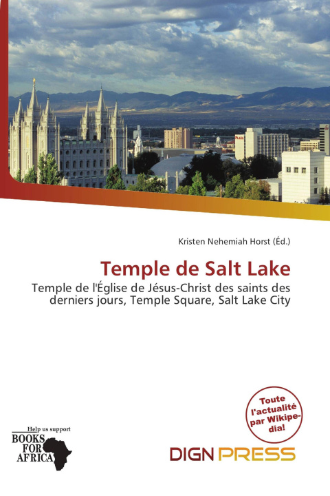 Kniha Temple de Salt Lake 