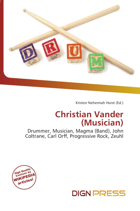 Knjiga Christian Vander (Musician) 