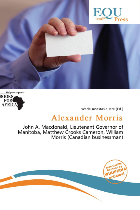 Kniha Alexander Morris 